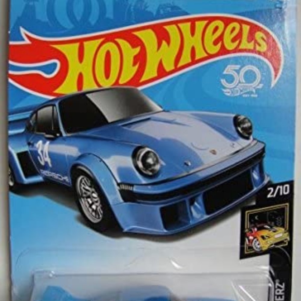 Hot Wheels Porsche 934.5 Blue Nightburnerz FJX65 2/10 64/365